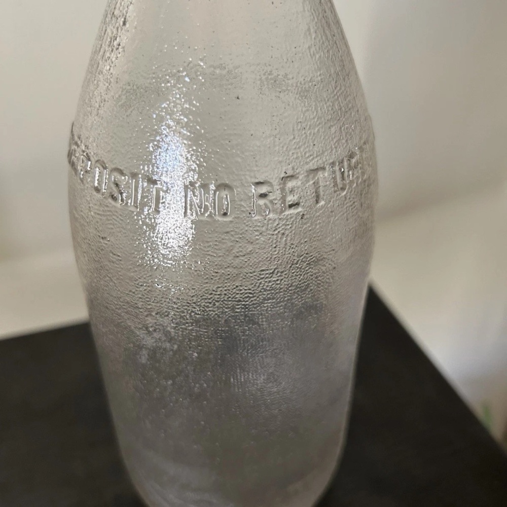 ⭐️$5 when bundled⭐️ “No Return No Deposit” Single Use glass bottle RESTYLE vase